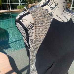 NWT XSCAPE diamond crusted formal dress! GORGEOUS!